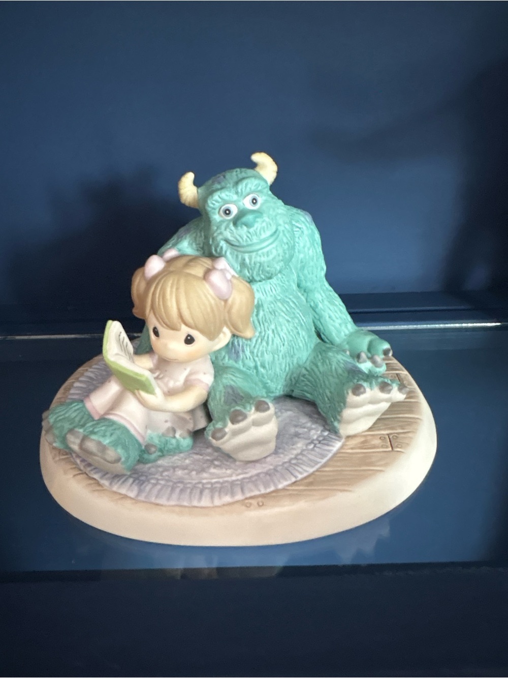 Monsters Inc Sully & Boo figurine by Disney showcase and precious moments
